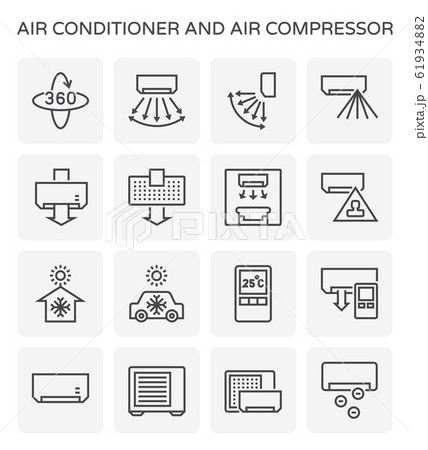 air conditioner icon 61934882