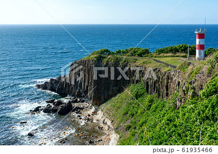 【青森県今別町】高野崎から津軽海峡をのぞむ 【青森県今別町】高野崎から津軽海峡をのぞむ 61935466