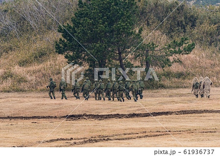 陸上自衛隊の自衛官 陸上自衛隊の自衛官 61936737