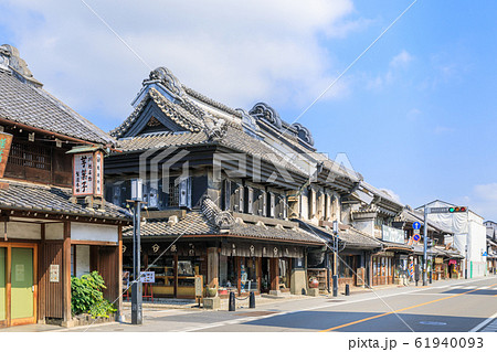 埼玉川越一番街_蔵造りの街並み 61940093
