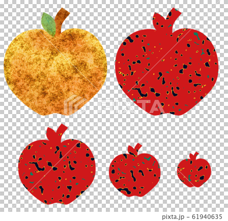 津軽塗のりんごと黄金のりんご 津軽塗のりんごと黄金のりんご 61940635