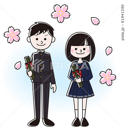 中学生_卒業 中学生_卒業 61941390
