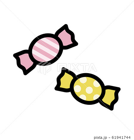 シンプルなキャンディのアイコンのイラスト素材
