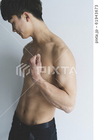 筋肉男子の写真素材