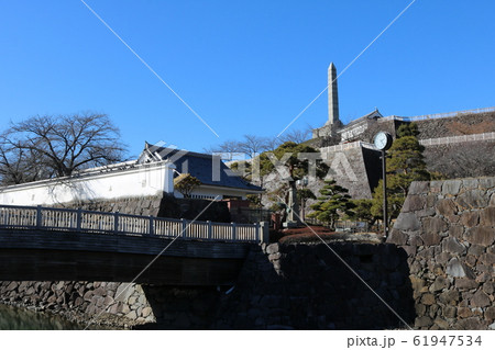 ■ 甲府城 ■ 舞鶴城公園 ■ 快晴 ■ 山梨県 ■ 冬 61947534