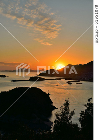 仙酔島仙人ヶ丘の夕景 仙酔島仙人ヶ丘の夕景 61951079