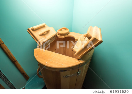 Cedar barrel in the spa Cedar barrel in the spa 61951620