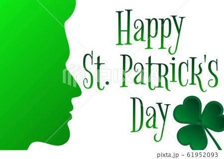 St Patricks Day holiday concept. Template for background, banner, card, poster with text inscription St Patricks Day holiday concept. Template for background, banner, card, poster with text inscription 61952093