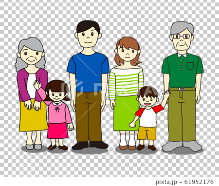 Three generations family 61952176