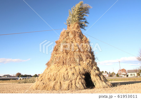 どんど焼き　栃木県真岡市 61953011