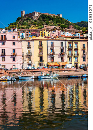 Village of Bosa in Sardinia 61953071