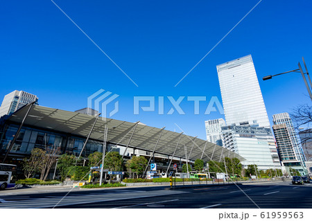 東京駅八重洲口と周辺風景<2020年1月> 東京駅八重洲口と周辺風景<2020年1月> 61959563