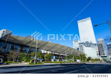 東京駅八重洲口と周辺風景<2020年1月> 東京駅八重洲口と周辺風景<2020年1月> 61959565