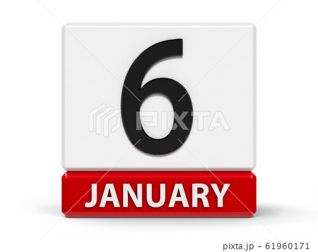Cubes calendar 6th January 61960171