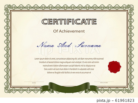 Certificate or diploma 61961823