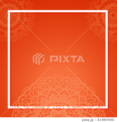 Background template with mandala designs 61964400