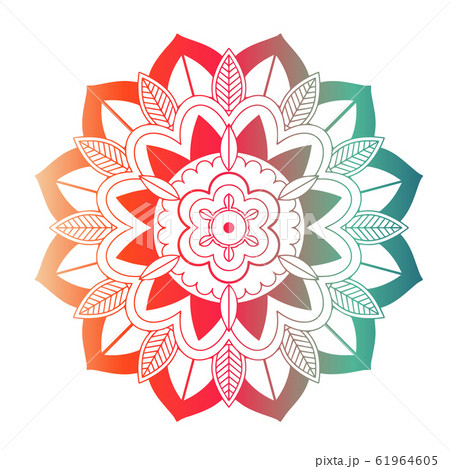 Mandala patterns on isolated background 61964605