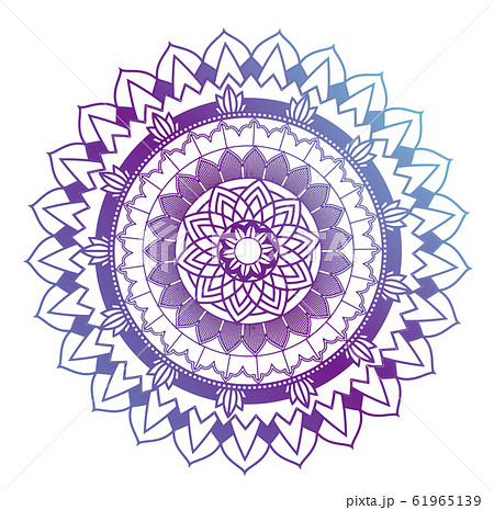 Mandala patterns on white background Mandala patterns on white background 61965139