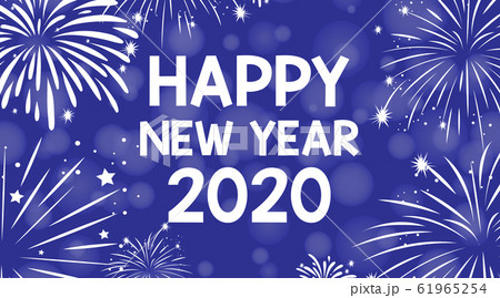 Happy new year background design with fireworks Happy new year background design with fireworks 61965254