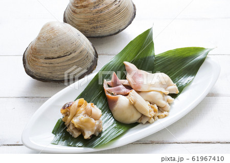 北寄貝、ウバガイの刺身、 61967410