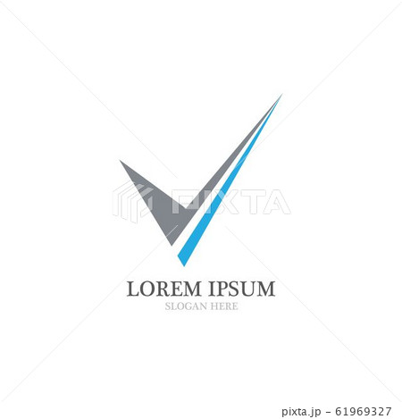 V Logo Template vector icon illustration V Logo Template vector icon illustration 61969327
