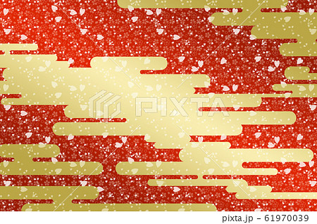 20200202金箔桜背景 61970039