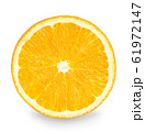 Orange slice isolated on a white background. 61972147