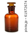 Vintage medicine pharmacy bottle on white. 61972674