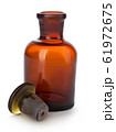 Vintage medicine pharmacy bottle on white. 61972675