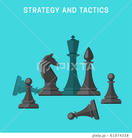 Black chess pieces 61974338