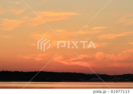 涸沼の夕景 涸沼の夕景 61977113