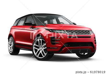 Compact Suv on white background Compact Suv on white background 61978019