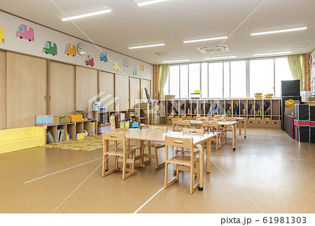 幼稚園 保育園 教室 子供施設 イメージ素材の写真素材