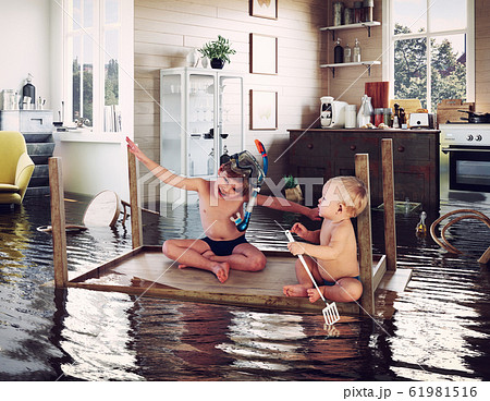 kids and flooding 61981516