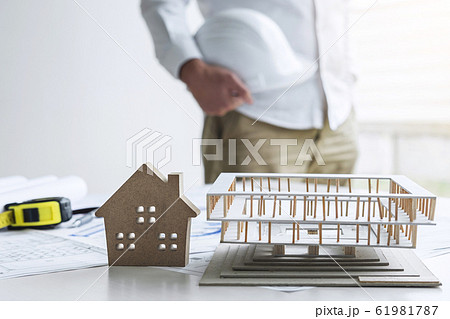 Construction engineering or architect working on Construction engineering or architect working on 61981787