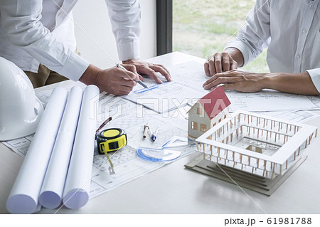 Team of engineering or architect meeting and Team of engineering or architect meeting and 61981788