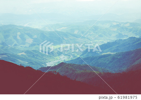 Landscape in north of Laos, Southeast Asia. 61981975