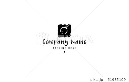 Vector logo on which the abstract image of an eclipse. 61985109