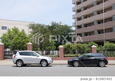 逆走車衝突寸前で止まる 逆走車衝突寸前で止まる 61985402