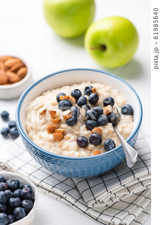 Oatmeal Porridge Bowl Healthy Breakfast Food 61985640