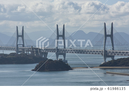 世界一の瀬戸大橋 61986135
