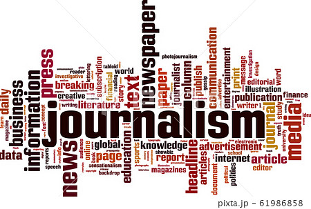Journalism word cloud concept Journalism word cloud concept 61986858