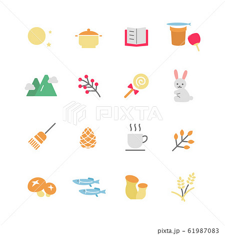 AUTUMN ICON SET AUTUMN ICON SET 61987083