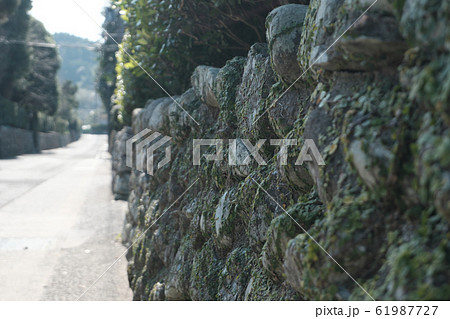 出水の石垣の風景 出水の石垣の風景 61987727
