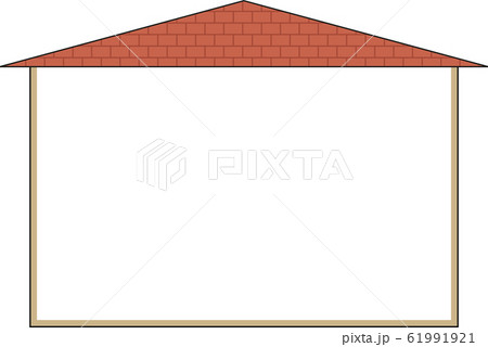 家の枠のイラスト素材
