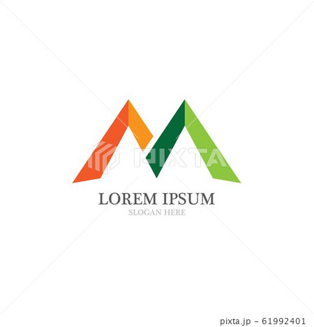 M Logo and symbol businessTemplate 61992401