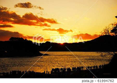 元旦の浄土ヶ浜 61994762