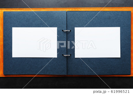 Album with empty space for photos, free space on 61996521