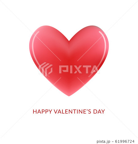 Happy Valentines day card. Hearts concept. Romantic composition. 61996724