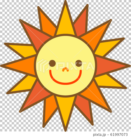 太陽 笑顔のイラスト素材